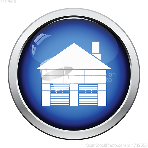 Image of Warehouse logistic concept icon