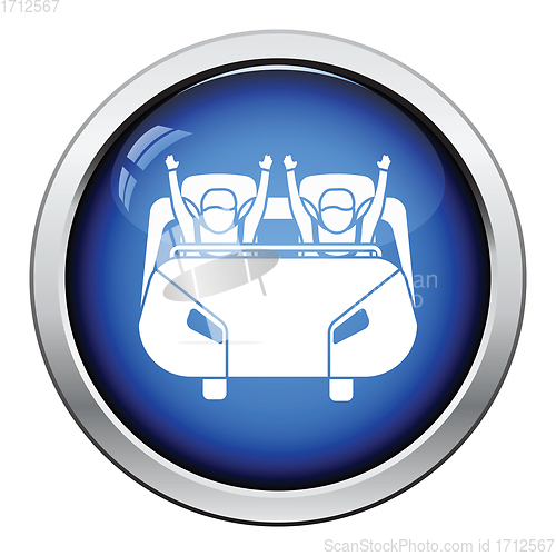 Image of Roller coaster cart icon