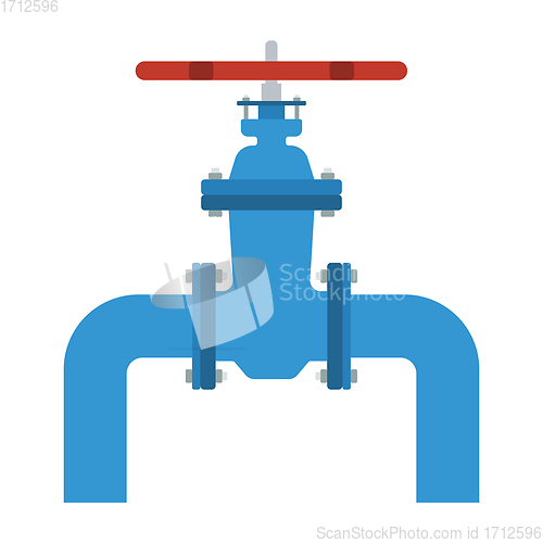 Image of Icon of Pipe with valve