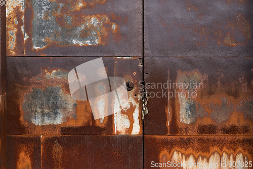 Image of Rustic metal door