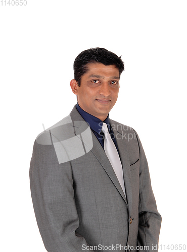Image of A close up image of a east Indian businessman