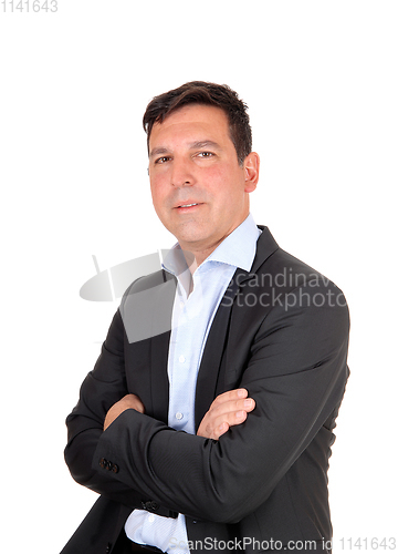 Image of Portrait of smiling handsome man