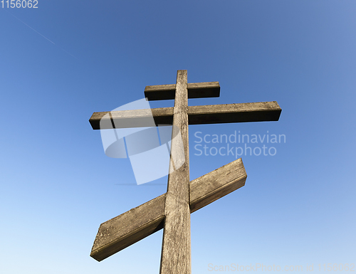 Image of old wooden cross