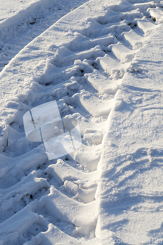 Image of Road under the snow