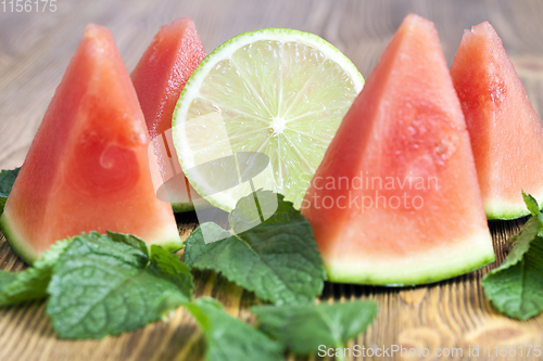 Image of pink watermelon