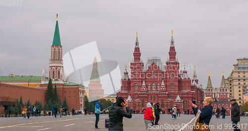 Image of Moscow Red square, History Museum in Russia