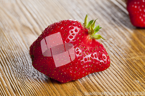 Image of red ripe strawberry
