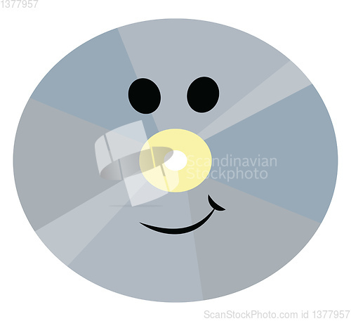 Image of Image of disk, vector or color illustration.