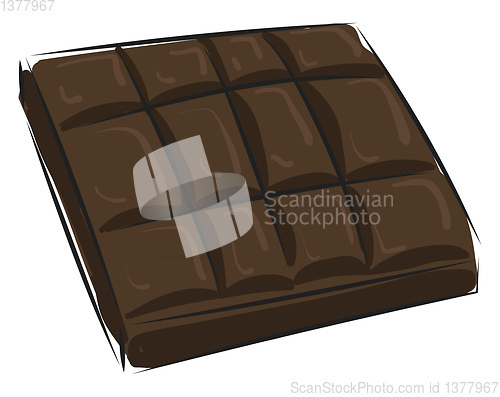 Image of Image of chocolate - milk chocolate, vector or color illustratio