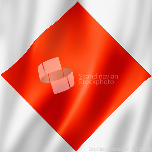 Image of Foxtrot international maritime signal flag