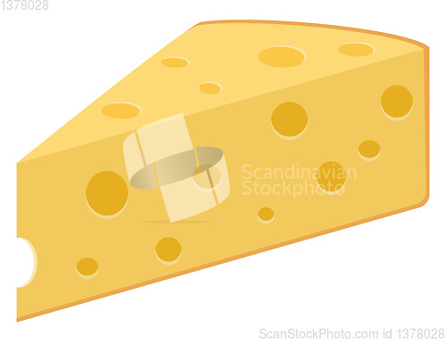 Image of Image of cheese, vector or color illustration.