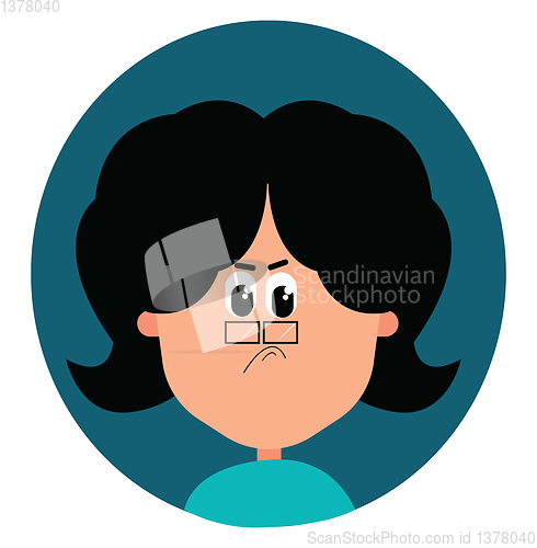 Image of Teacher, vector or color illustration.