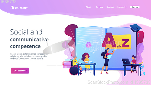 Image of Inclusive education concept landing page