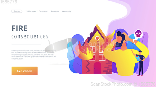 Image of Fire consequences concept landing page.