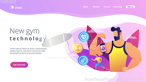 Image of Smart training concept landing page.