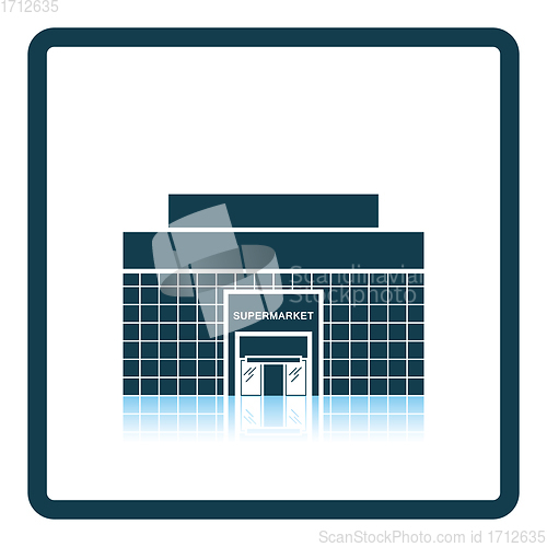 Image of Supermarket building icon