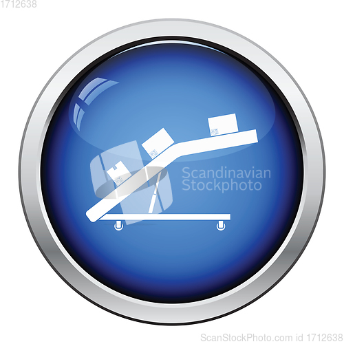 Image of Warehouse transportation system icon