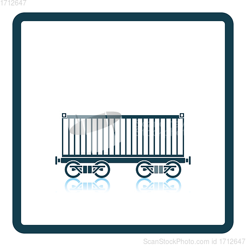 Image of Railway cargo container icon