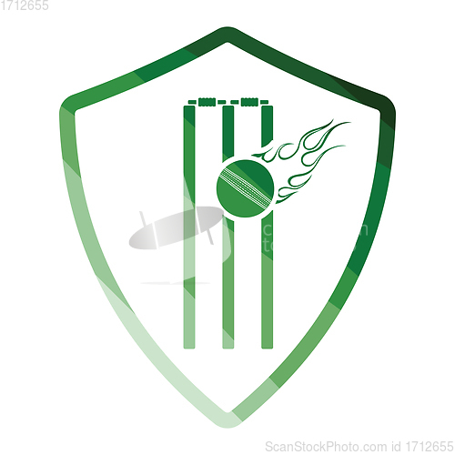 Image of Cricket shield emblem icon