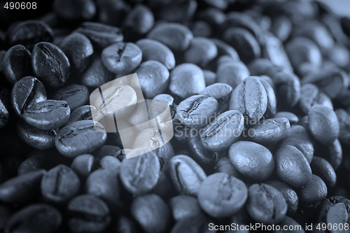 Image of Fragrant fried coffee beans 