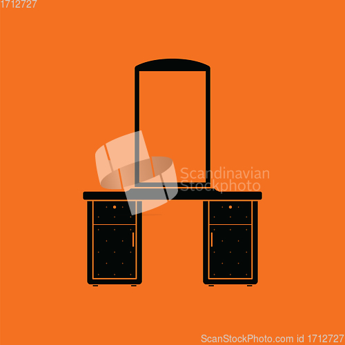 Image of Dresser with mirror icon