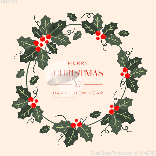 Image of Greeting card for ad. Concept of Christmas, 2021 New Year\'s, winter mood, holidays. Copyspace, postcard.