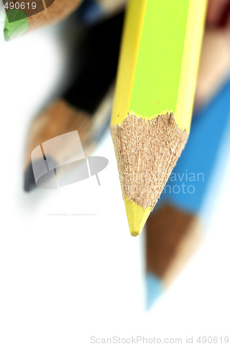 Image of Close-up pencil.