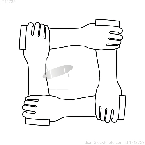 Image of Icon of Crossed hands