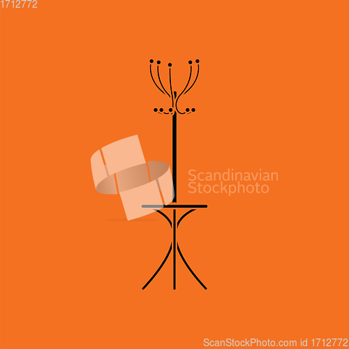 Image of Office coat stand icon