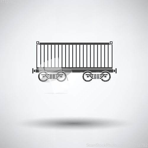 Image of Railway cargo container icon