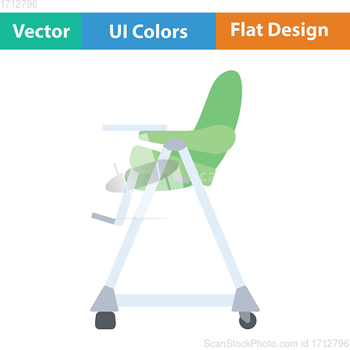 Image of Baby high chair icon