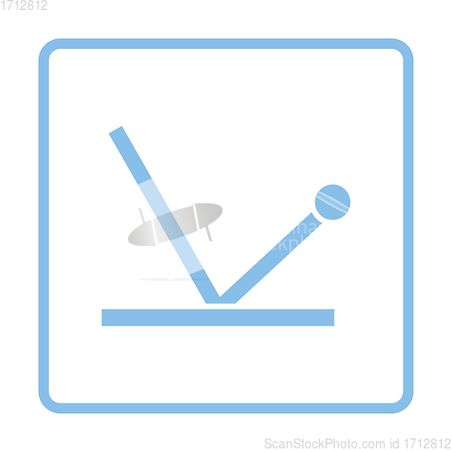 Image of Cricket ball trajectory icon