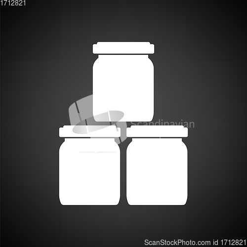 Image of Baby glass jars icon