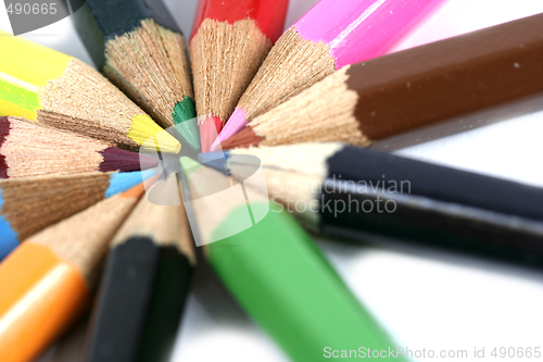 Image of Close-up pencil.