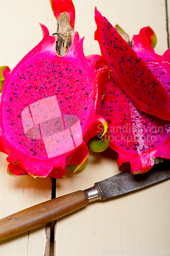 Image of fresh dragon fruit