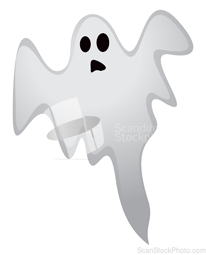 Image of Illustration of a ghost haunting