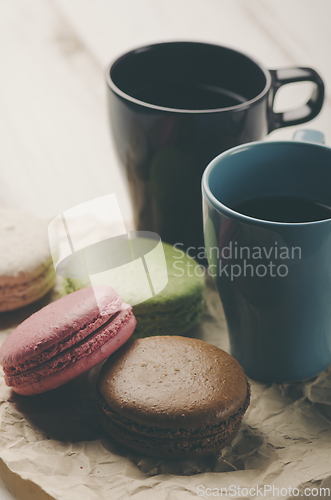 Image of Macaroons and coffee
