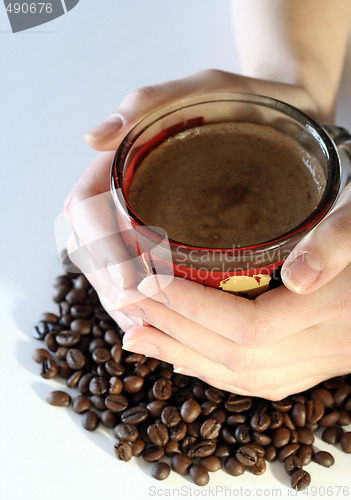 Image of Cup with coffee