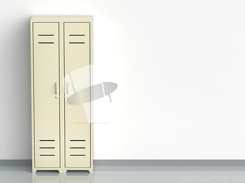 Image of Two metal lockers