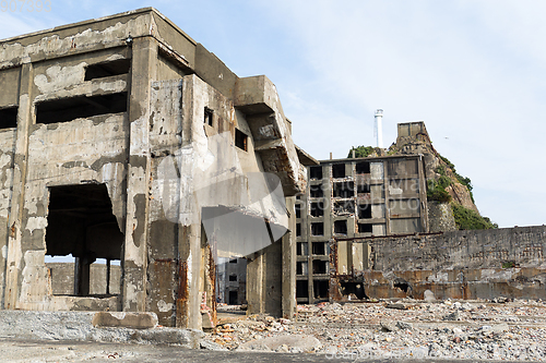 Image of Battleship island in Nagasaki