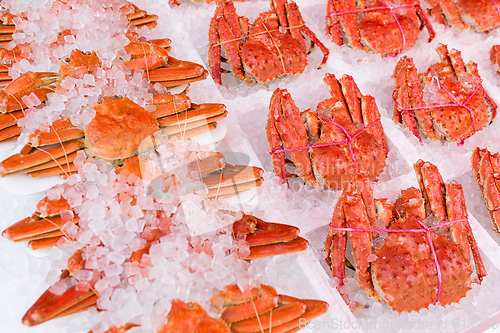 Image of Snow crab in fish market