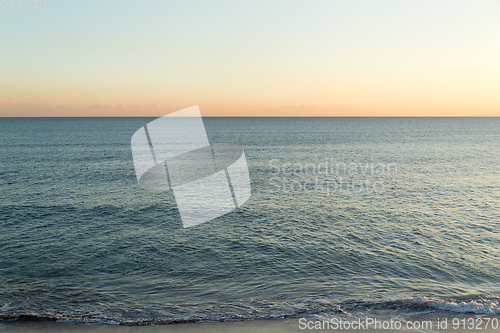 Image of Sunset at sea
