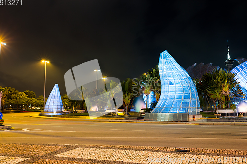 Image of Macao city at night