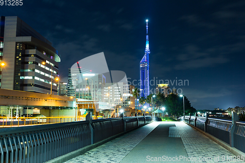 Image of Fukuoka at night