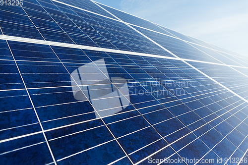 Image of Solar panel close up