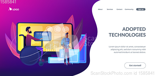 Image of Assistive technology concept landing page