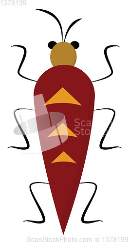 Image of Image of bug, vector or color illustration.