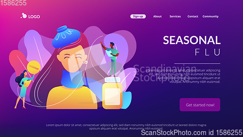 Image of Seasonal affective disorder concept landing page.