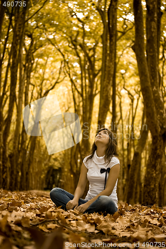 Image of Woman in the park