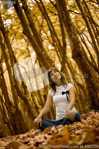 Image of Woman in the park